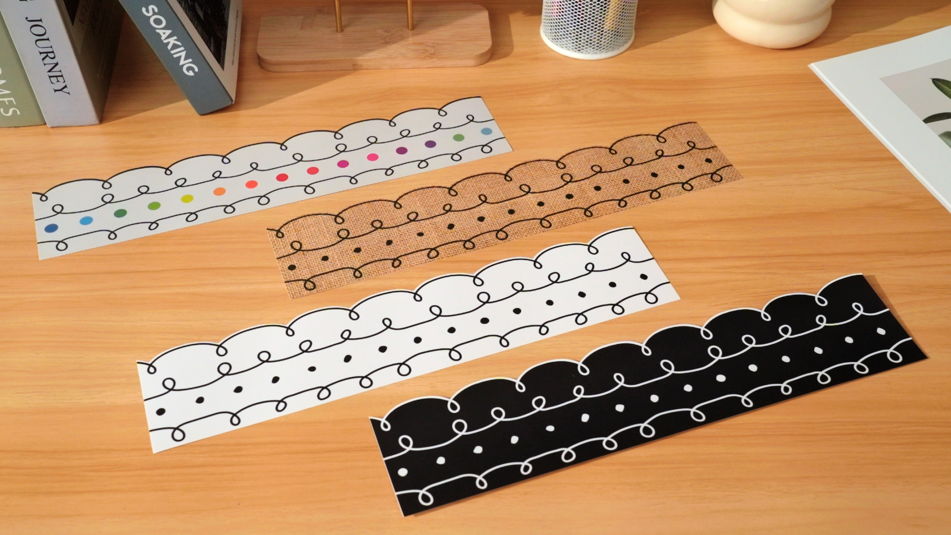 Amazon.com : Leinuosen 50.5 ft Bulletin Board Border 44 Pcs